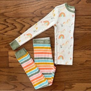 NWOT Cat & Jack Girls 2pc Tight Fit Cotton Pajama Set